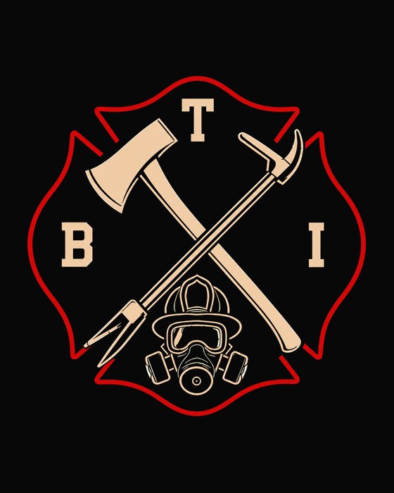 The 343 — BTI badge, worn on every front pocket